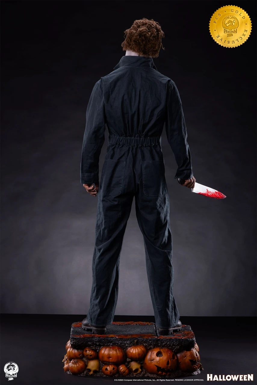 HALLOWEEN - STATUE DE MICHAEL MYERS - 1/2 - 103cm - GOLD EXCLUSIVE - PCS