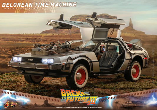 Hot Toys 1/6 MMS738 DeLorean, Time Machine Figurine de Retour vers le futur III