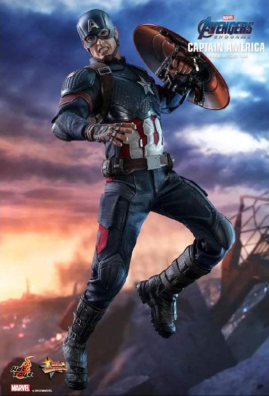 Captain America - Figurine Hot Toys - MMS536 - Avengers Endgame - Chris Evans