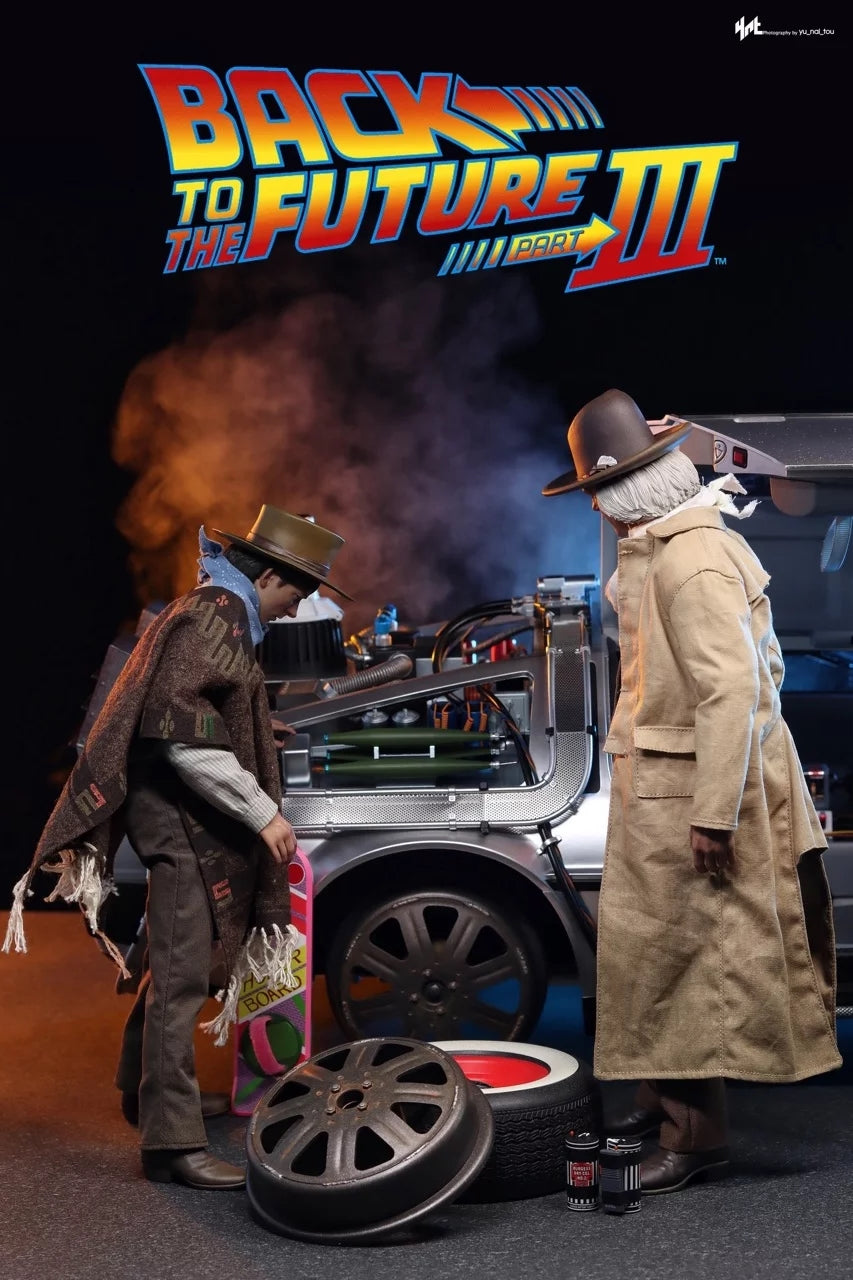 Hot Toys 1/6 MMS738 DeLorean, Time Machine Figurine de Retour vers le futur III
