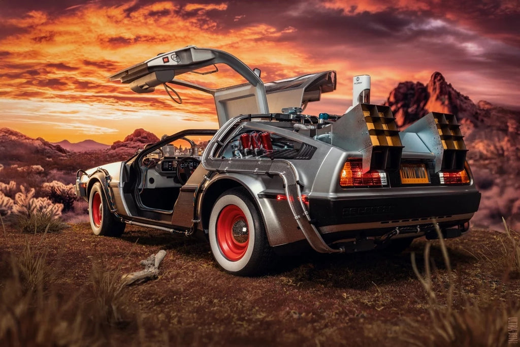 Hot Toys 1/6 MMS738 DeLorean, Time Machine Figurine de Retour vers le futur III