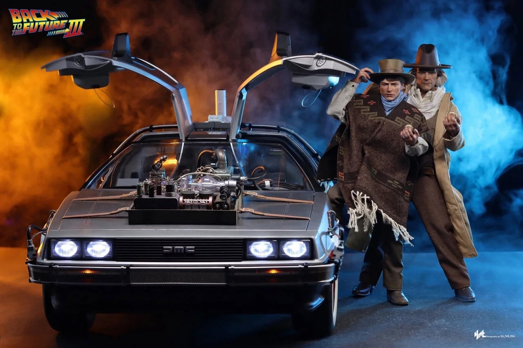 Hot Toys 1/6 MMS738 DeLorean, Time Machine Figurine de Retour vers le futur III