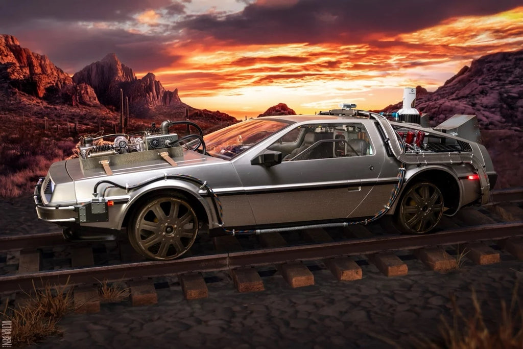 Hot Toys 1/6 MMS738 DeLorean, Time Machine Figurine de Retour vers le futur III