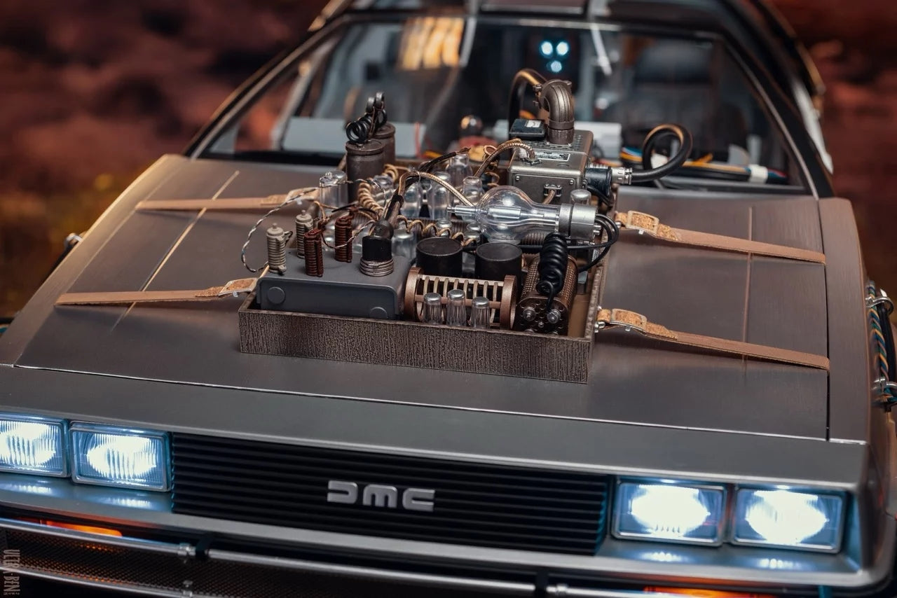 Hot Toys 1/6 MMS738 DeLorean, Time Machine Figurine de Retour vers le futur III