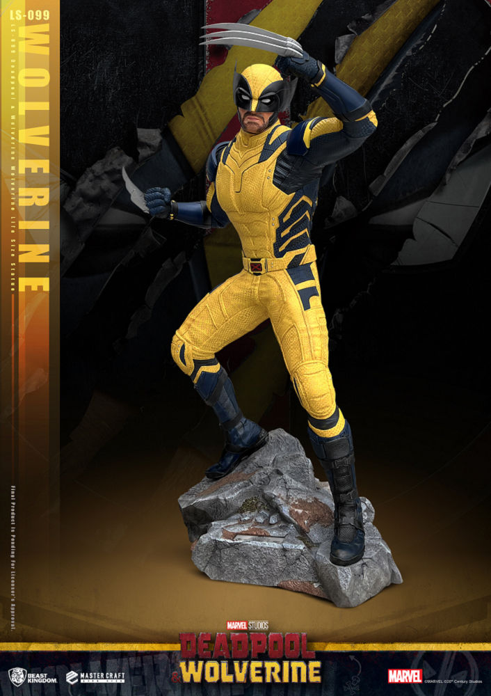 WOLVERINE - STATUE TAILLE RÉELLE LIFE SIZE 1/1 - 213cm - DEADPOOL & WOLVERINE - BEAST KINGDOM