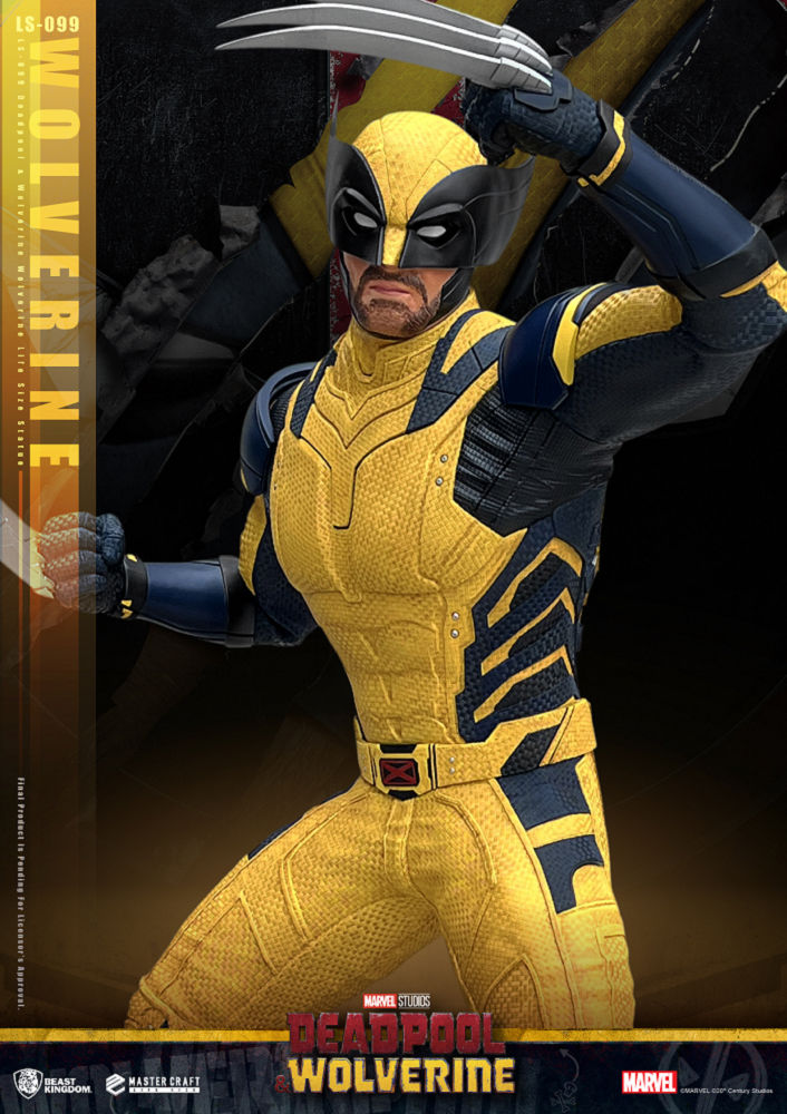 WOLVERINE - STATUE TAILLE RÉELLE LIFE SIZE 1/1 - 213cm - DEADPOOL & WOLVERINE - BEAST KINGDOM