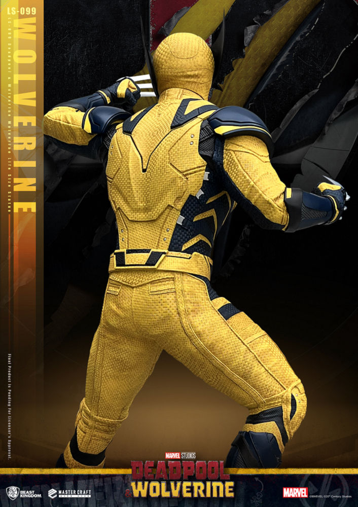 WOLVERINE - STATUE TAILLE RÉELLE LIFE SIZE 1/1 - 213cm - DEADPOOL & WOLVERINE - BEAST KINGDOM
