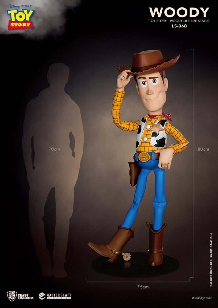 TOY STORY - WOODY - STATUE TAILLE RÉELLE 1/1 - 180cm - DISNEY / PIXAR / BEAST KINGDOM