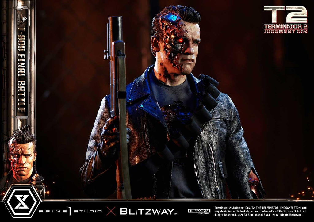 Judgment Day T-800 Final Battle Masterpiece 1/3 Prime 1 Studio