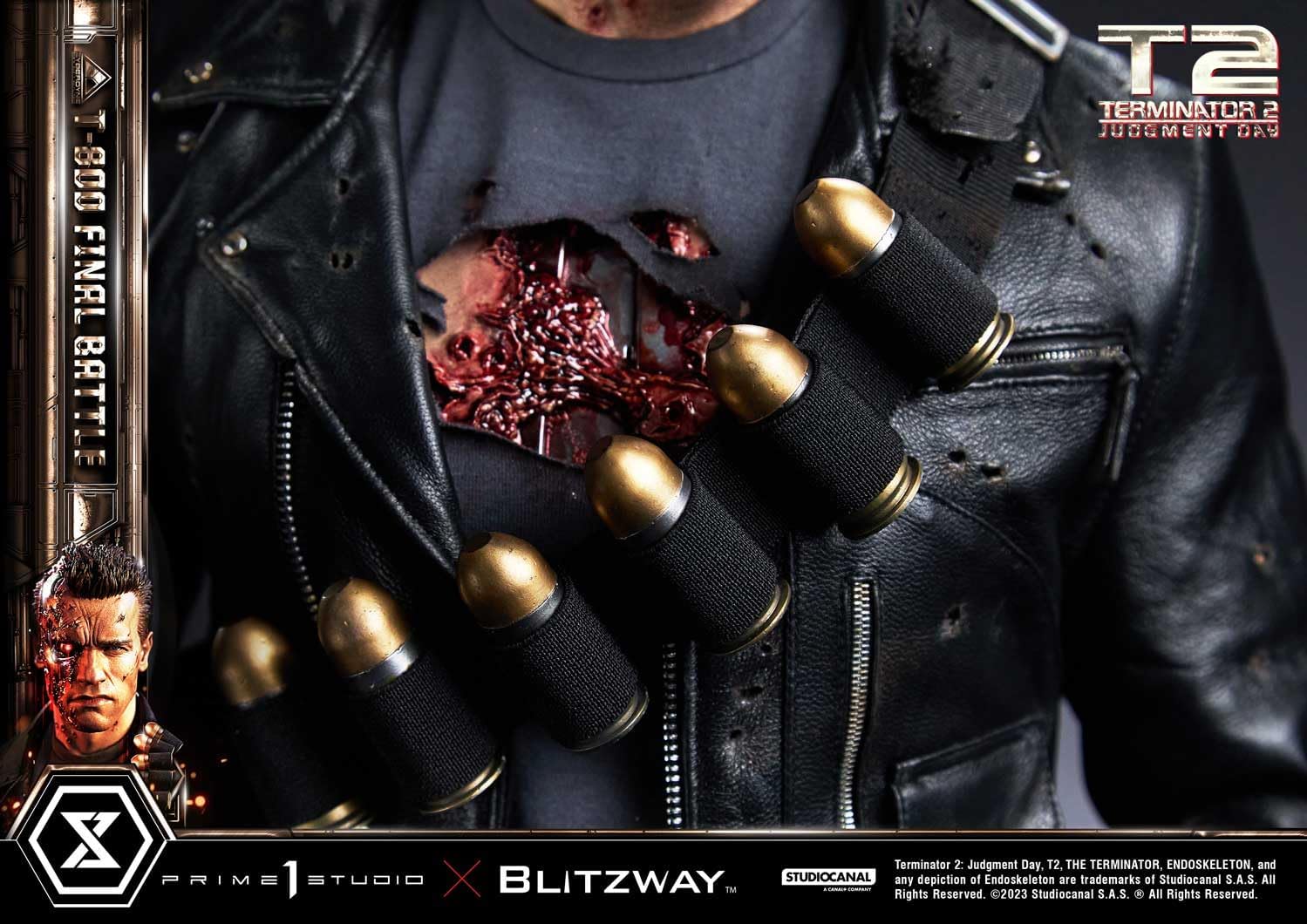 Judgment Day T-800 Final Battle Masterpiece 1/3 Prime 1 Studio