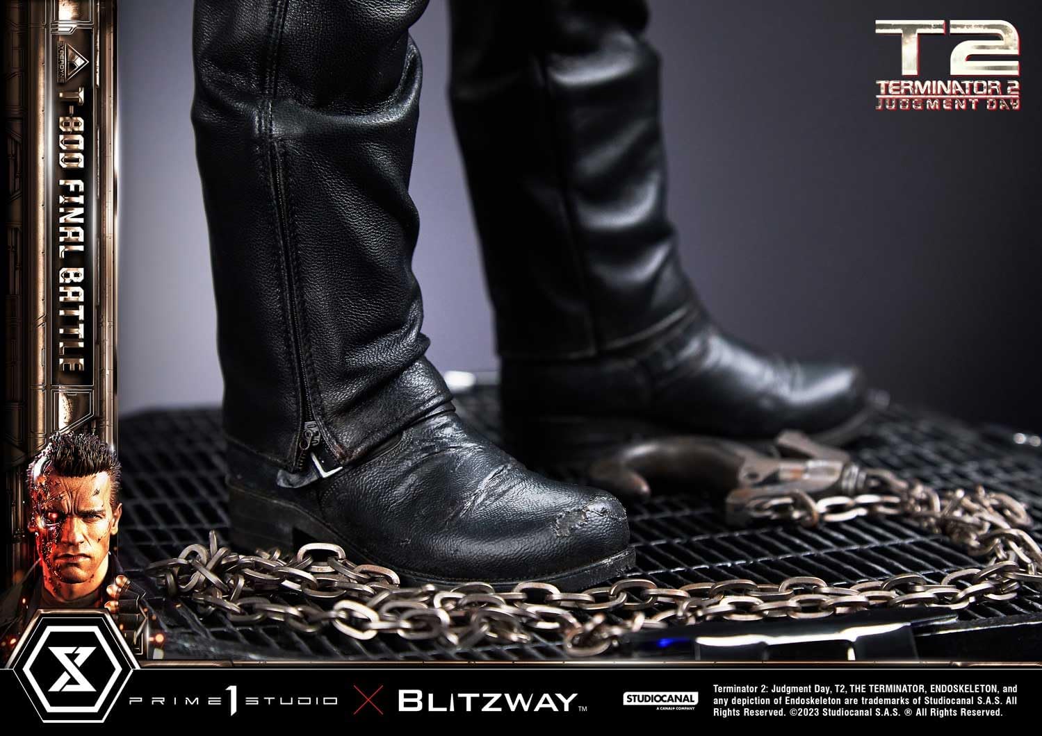 Judgment Day T-800 Final Battle Masterpiece 1/3 Prime 1 Studio