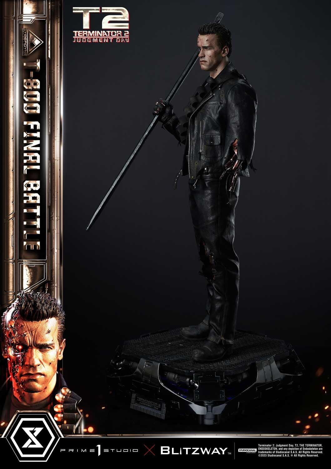 Judgment Day T-800 Final Battle Masterpiece 1/3 Prime 1 Studio