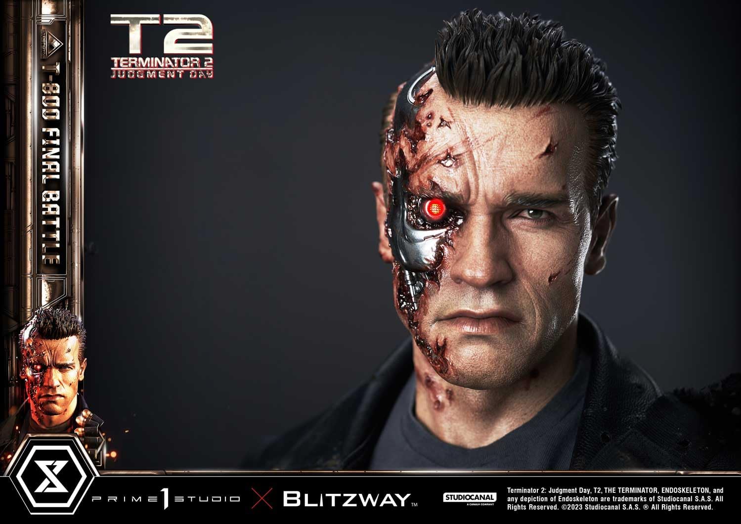 Judgment Day T-800 Final Battle Masterpiece 1/3 Prime 1 Studio