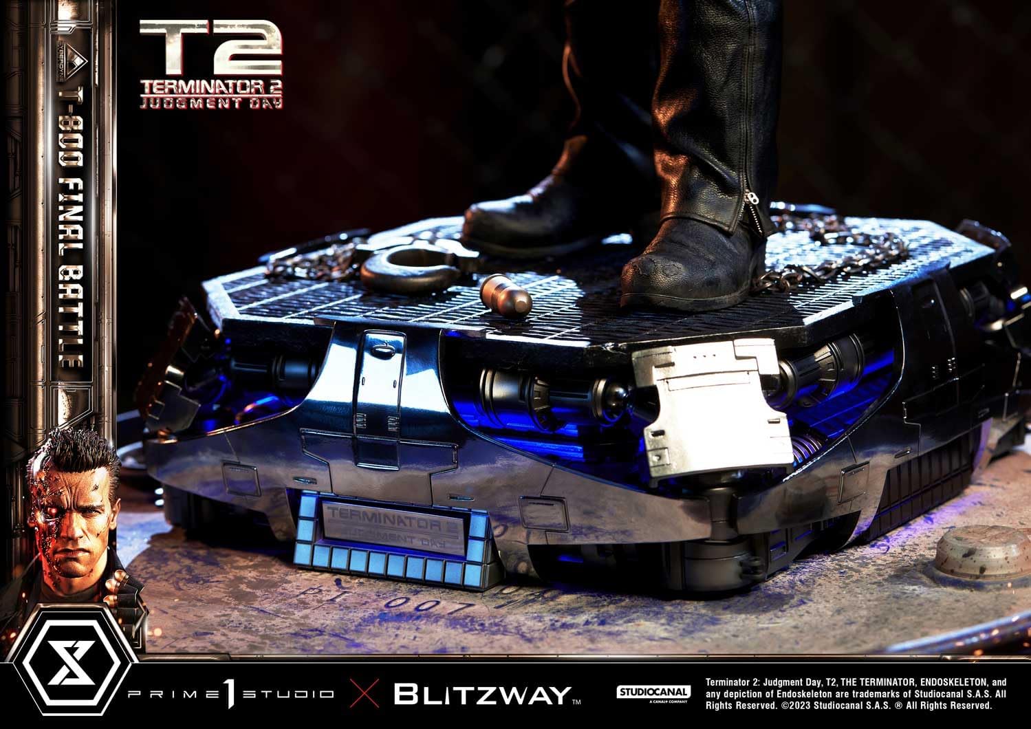 Judgment Day T-800 Final Battle Masterpiece 1/3 Prime 1 Studio