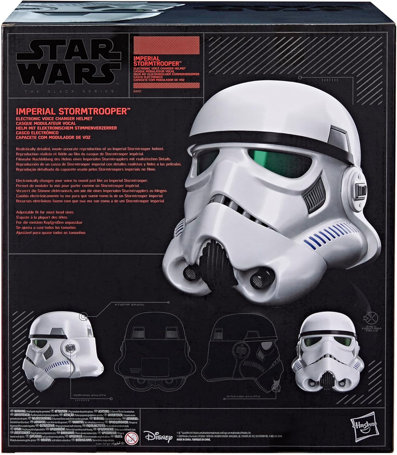 Star Wars The Black Series Imperial Stormtrooper Casque électronique Haut de Gamme Rogue One