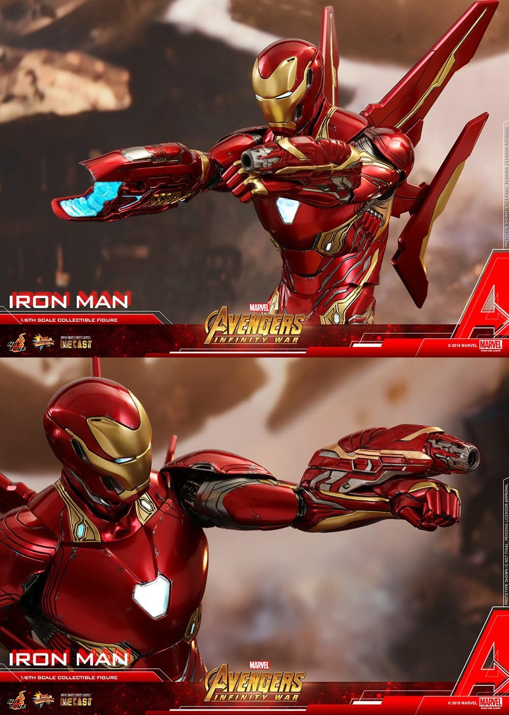 Hot Toys Figurine - Avengers Infinity War - Iron Man MMS473 - 32 Cm