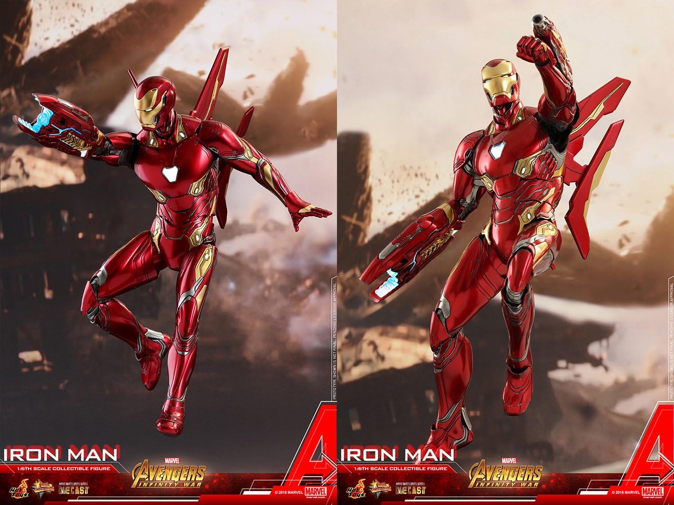 Hot Toys Figurine - Avengers Infinity War - Iron Man MMS473 - 32 Cm