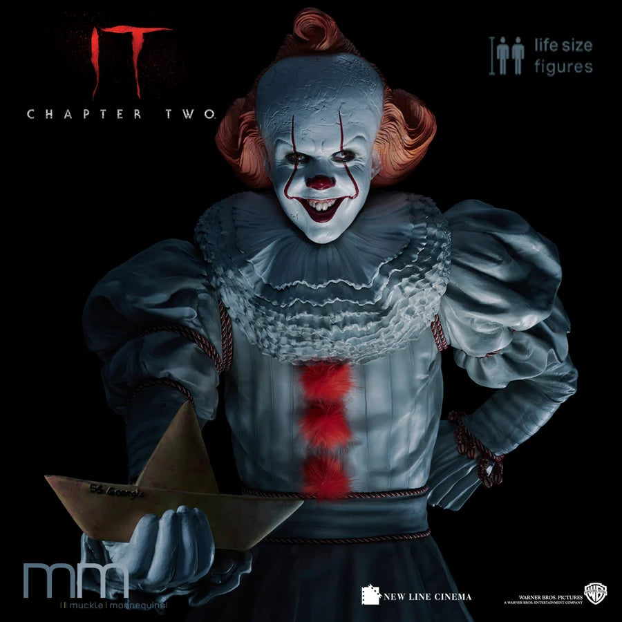 PENNYWISE - ÇA CHAPITRE 2 - LIFE SIZE 1/1 - STATUE TAILLE RÉELLE - MUCKLE