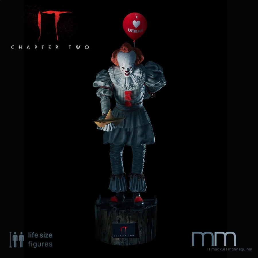 PENNYWISE - ÇA CHAPITRE 2 - LIFE SIZE 1/1 - STATUE TAILLE RÉELLE - MUCKLE