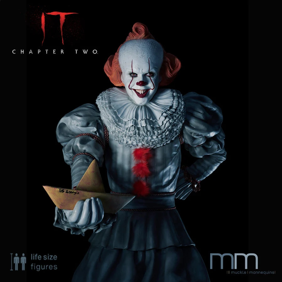 PENNYWISE - ÇA CHAPITRE 2 - LIFE SIZE 1/1 - STATUE TAILLE RÉELLE - MUCKLE