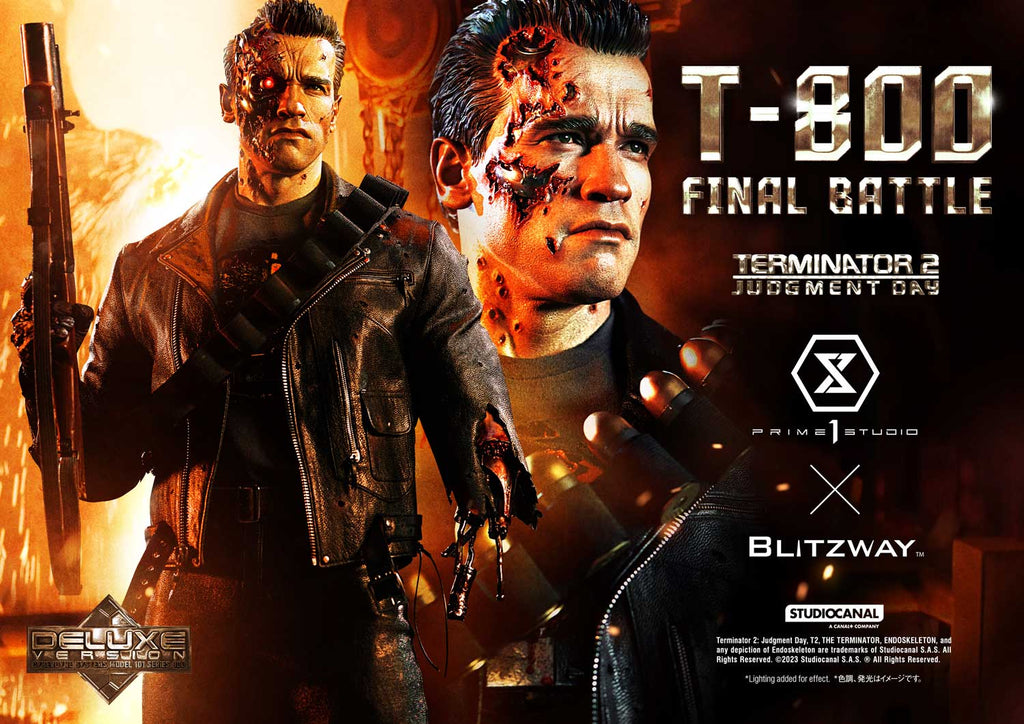 Judgment Day T-800 Final Battle Masterpiece 1/3 Prime 1 Studio (Version Deluxe)