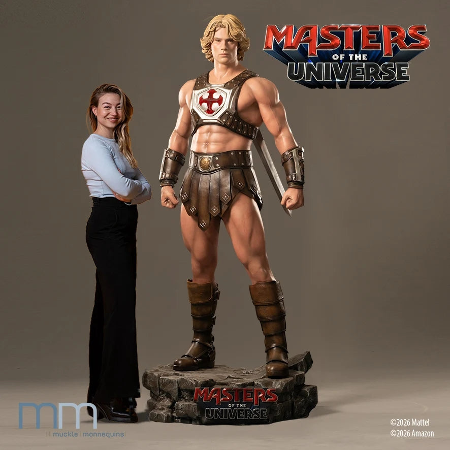 STATUE TAILLE REELLE 1/1 LIFE SIZE 207 cm - HE-MAN : Les Maîtres de l'Univers (2026)
