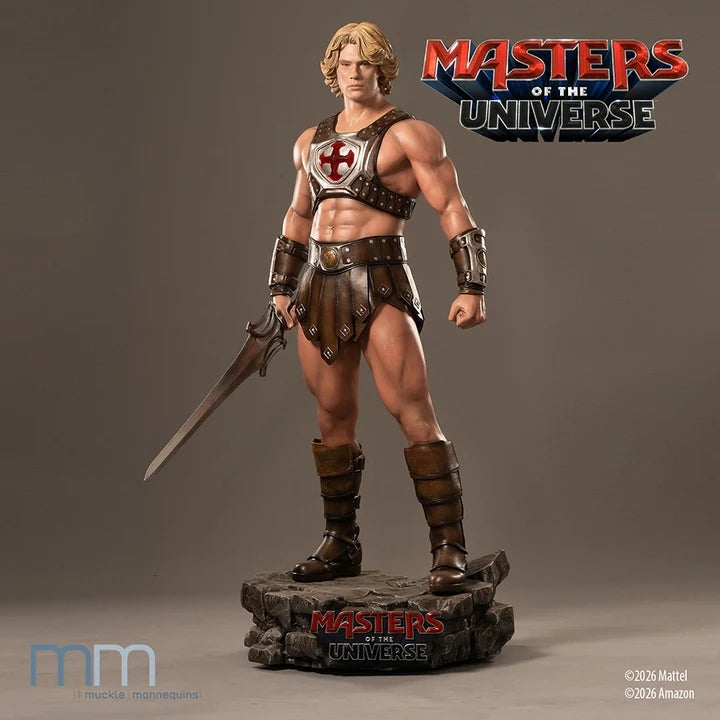STATUE TAILLE REELLE 1/1 LIFE SIZE 207 cm - HE-MAN : Les Maîtres de l'Univers (2026)