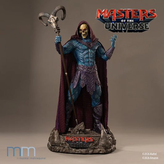 SKELETOR - LES MAÎTRES DE L'UNIVERS - STATUE TAILLE RÉELLE 1/1 209cm - LIFE SIZE - MUCKLE