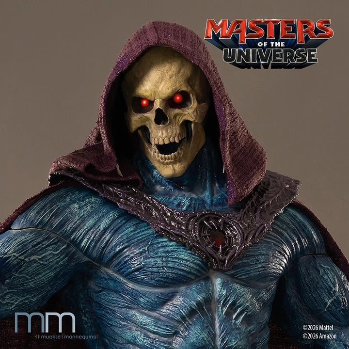 SKELETOR - LES MAÎTRES DE L'UNIVERS - STATUE TAILLE RÉELLE 1/1 209cm - LIFE SIZE - MUCKLE