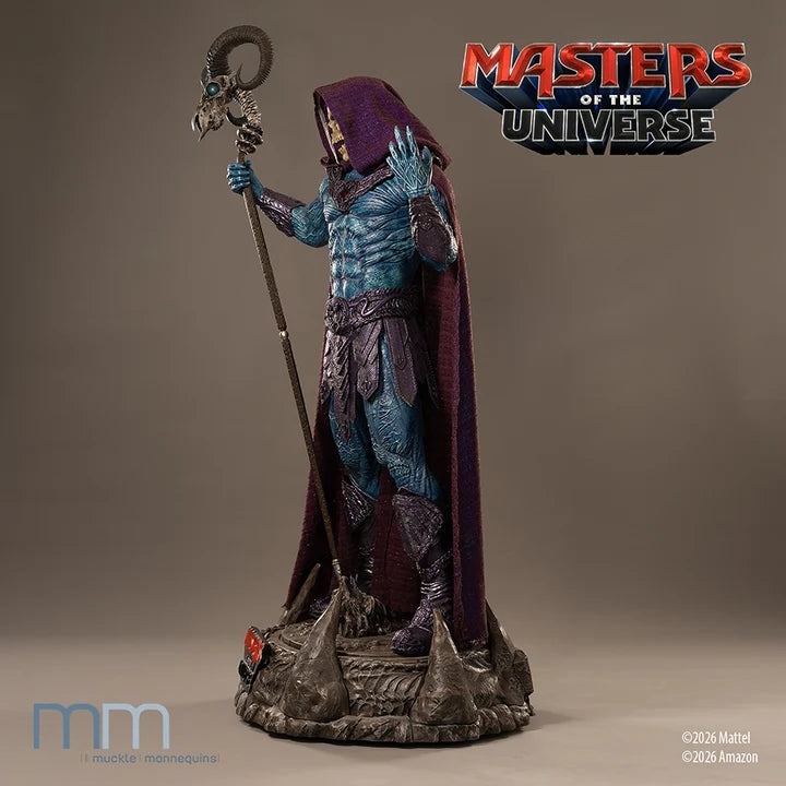 SKELETOR - LES MAÎTRES DE L'UNIVERS - STATUE TAILLE RÉELLE 1/1 209cm - LIFE SIZE - MUCKLE