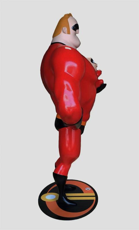 STATUE TAILLE RÉELLE - 1/1 - 200cm - Mr INDESTRUCTIBLE et JACK JACK - BEAST KINGDOM