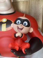 STATUE TAILLE RÉELLE - 1/1 - 200cm - Mr INDESTRUCTIBLE et JACK JACK - BEAST KINGDOM