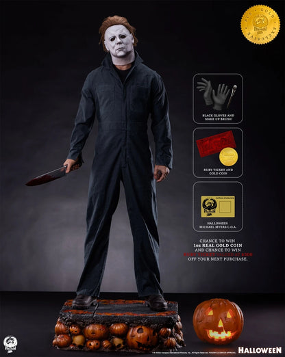 HALLOWEEN - STATUE DE MICHAEL MYERS - 1/2 - 103cm - GOLD EXCLUSIVE - PCS