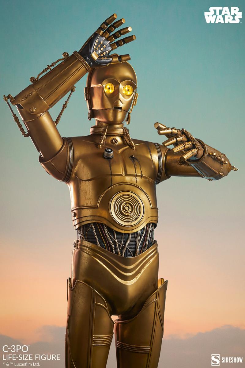 STAR WARS - C3PO - STATUE TAILLE RÉELLE 1/1 - 188cm - SIDESHOW