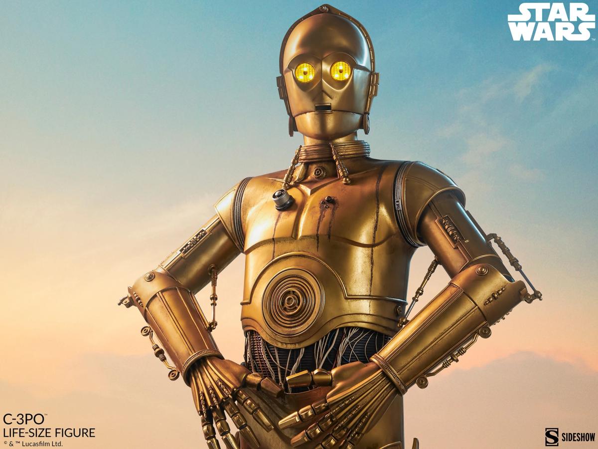 STAR WARS - C3PO - STATUE TAILLE RÉELLE 1/1 - 188cm - SIDESHOW
