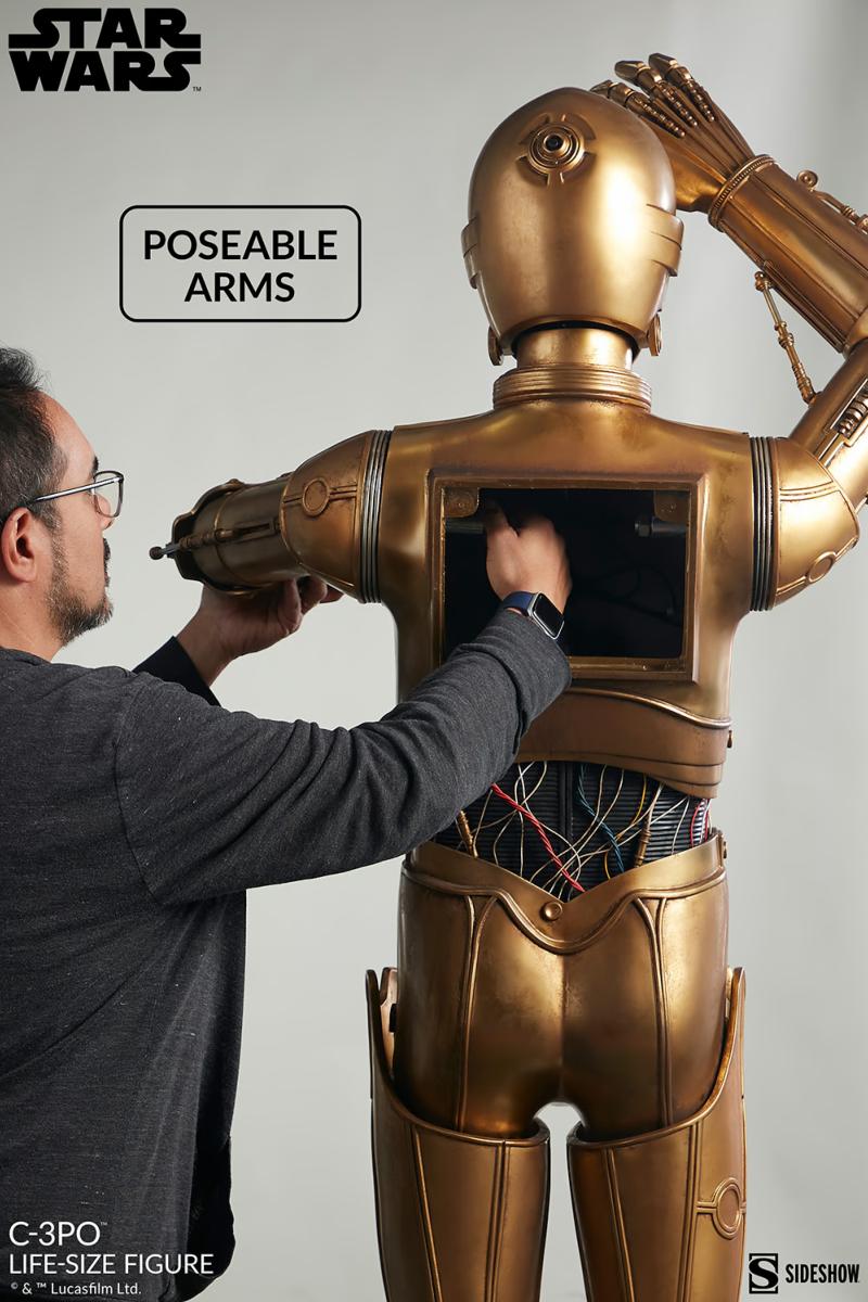 STAR WARS - C3PO - STATUE TAILLE RÉELLE 1/1 - 188cm - SIDESHOW
