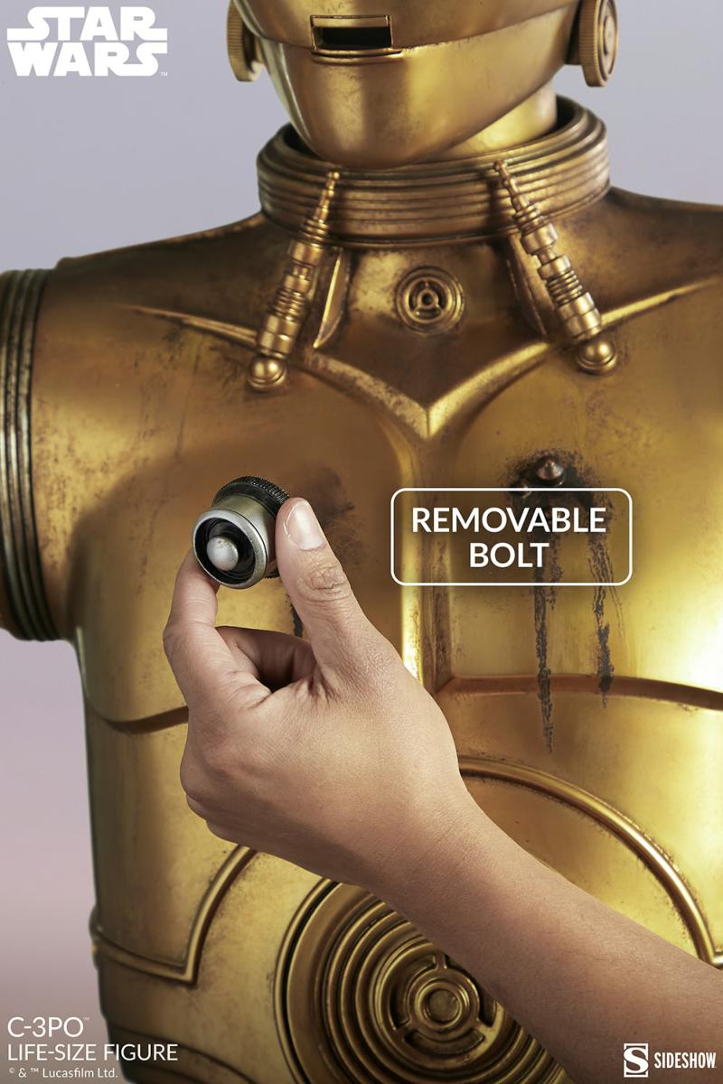 STAR WARS - C3PO - STATUE TAILLE RÉELLE 1/1 - 188cm - SIDESHOW