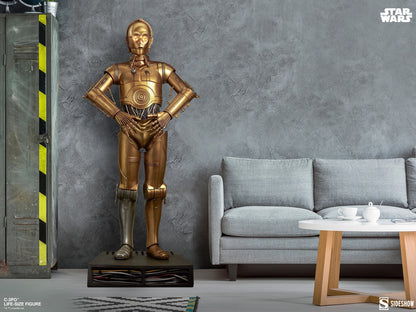 STAR WARS - C3PO - STATUE TAILLE RÉELLE 1/1 - 188cm - SIDESHOW