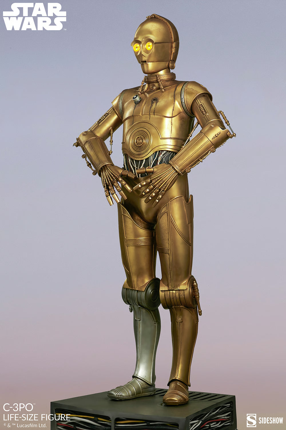 STAR WARS - C3PO - STATUE TAILLE RÉELLE 1/1 - 188cm - SIDESHOW