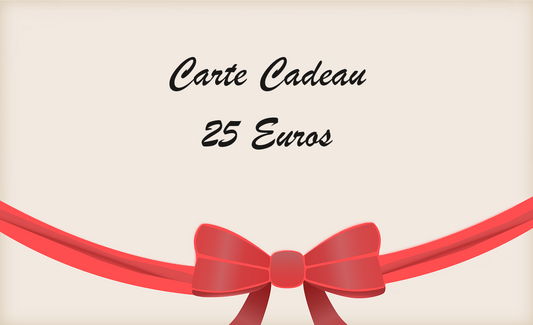 Carte cadeau  - valeur  10€ / 25€ / 50€ / 100€