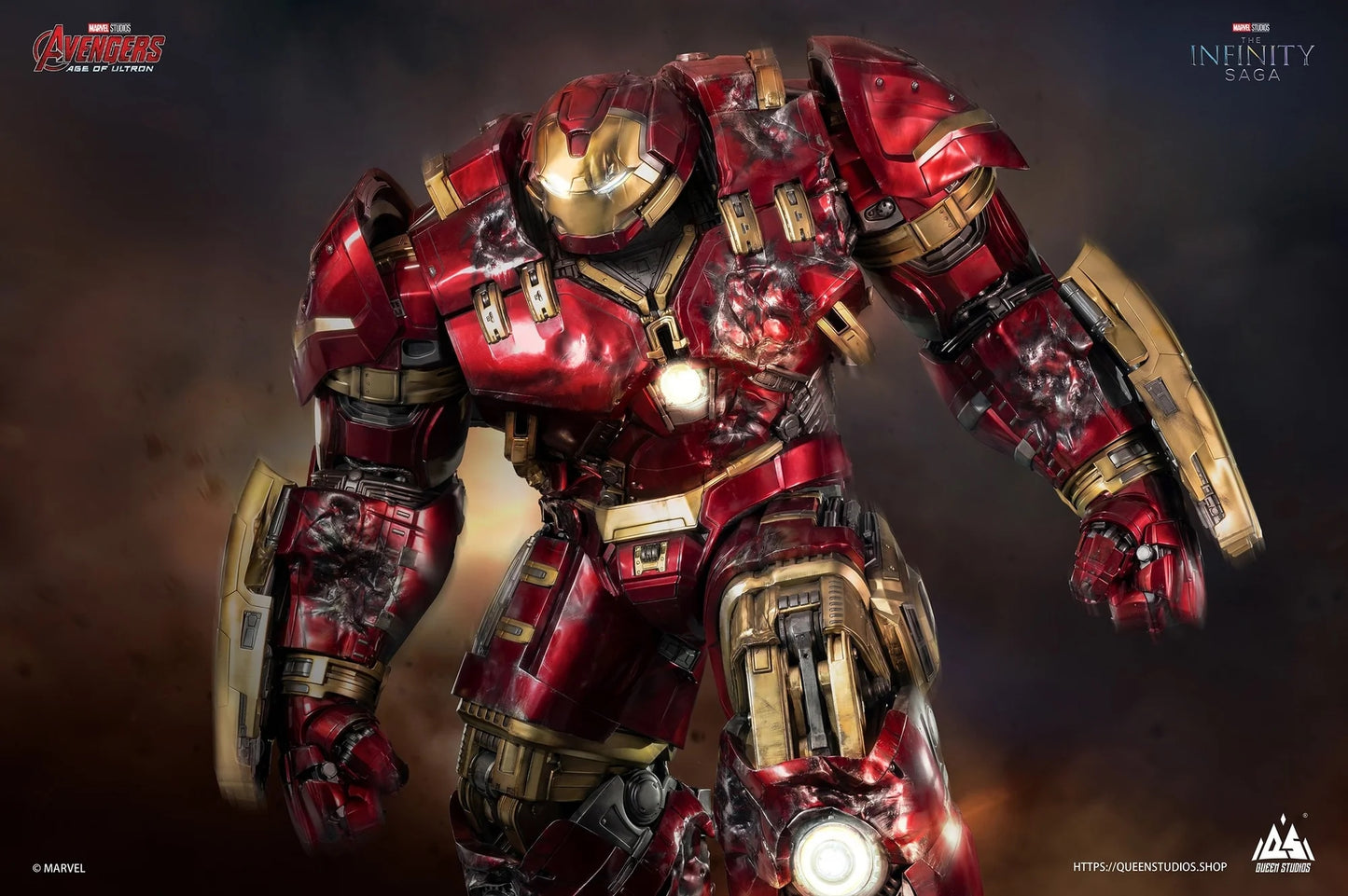 HULKBUSTER LIFE SIZE 1/1 - STATUE IRON MAN MARK 44 - TAILLE REELLE 350cm - QUEEN STUDIOS