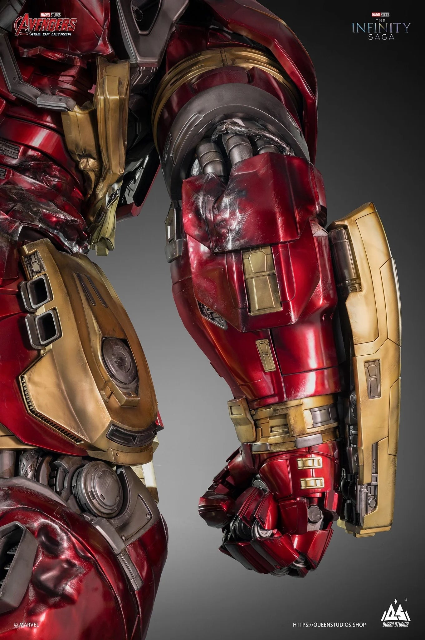 HULKBUSTER LIFE SIZE 1/1 - STATUE IRON MAN MARK 44 - TAILLE REELLE 350cm - QUEEN STUDIOS