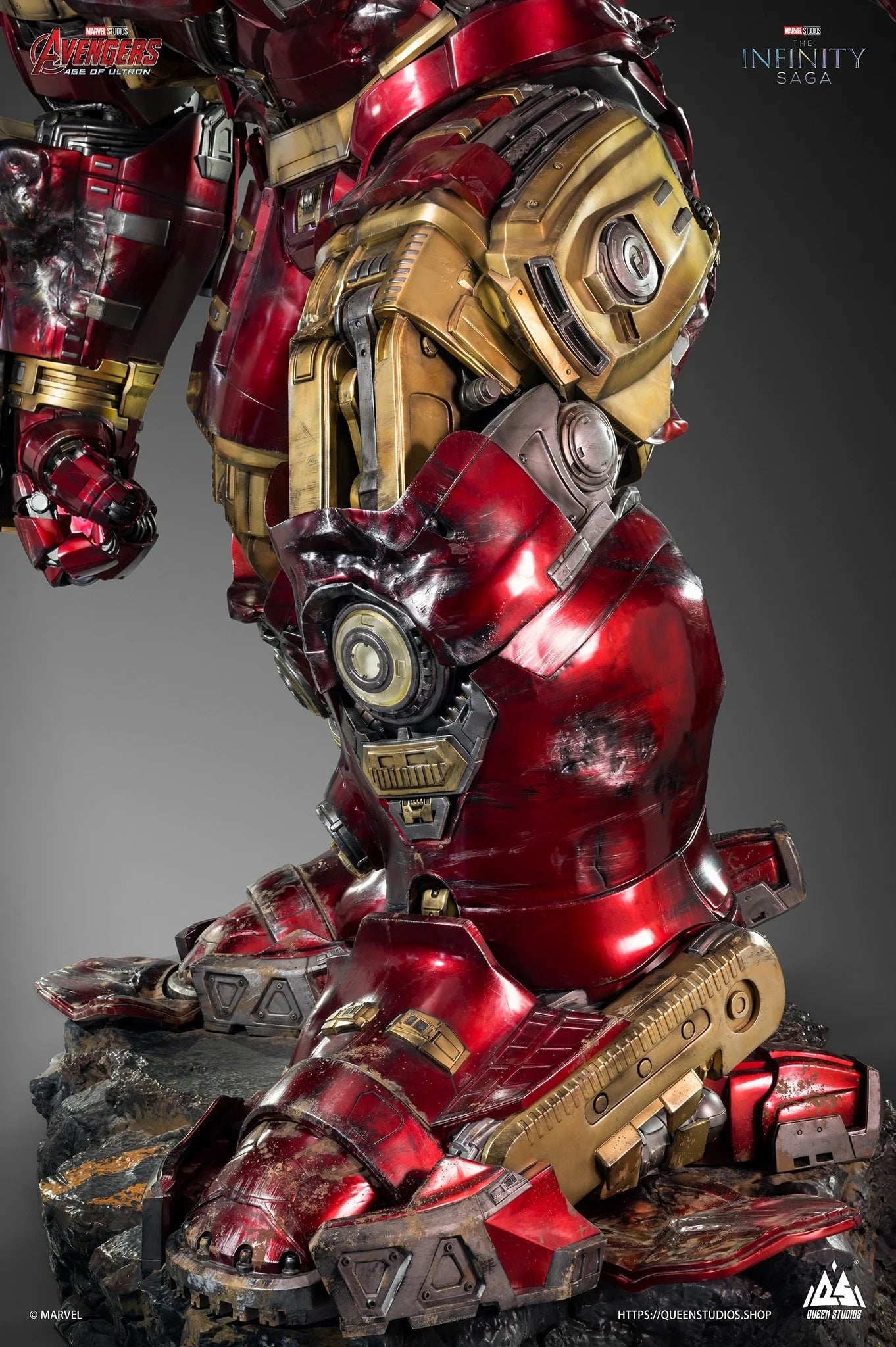 HULKBUSTER LIFE SIZE 1/1 - STATUE IRON MAN MARK 44 - TAILLE REELLE 350cm - QUEEN STUDIOS