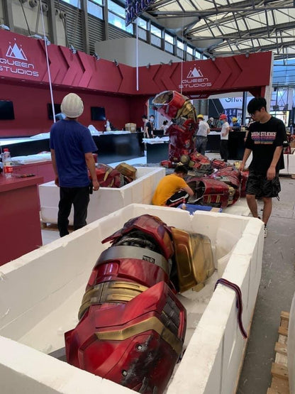 HULKBUSTER LIFE SIZE 1/1 - STATUE IRON MAN MARK 44 - TAILLE REELLE 350cm - QUEEN STUDIOS