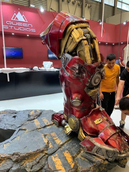 HULKBUSTER LIFE SIZE 1/1 - STATUE IRON MAN MARK 44 - TAILLE REELLE 350cm - QUEEN STUDIOS