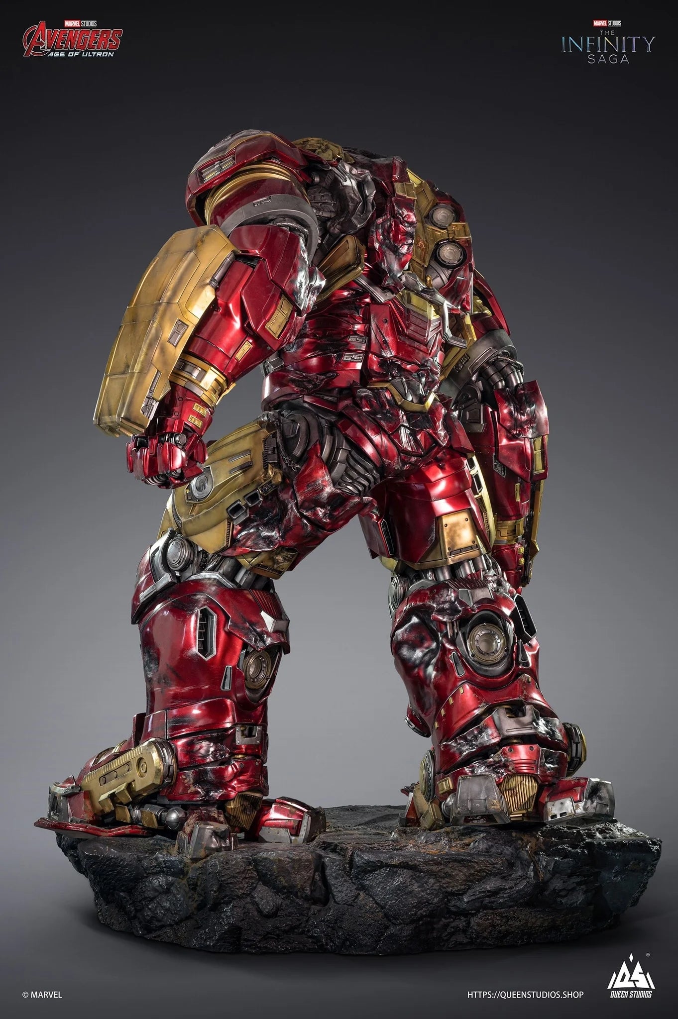 HULKBUSTER LIFE SIZE 1/1 - STATUE IRON MAN MARK 44 - TAILLE REELLE 350cm - QUEEN STUDIOS
