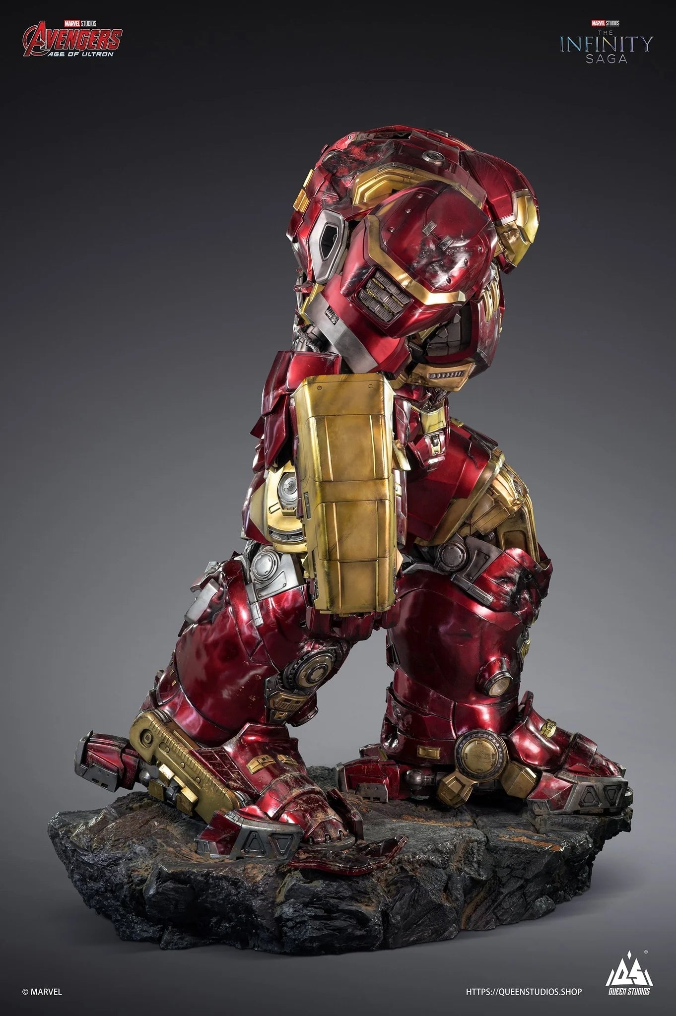 HULKBUSTER LIFE SIZE 1/1 - STATUE IRON MAN MARK 44 - TAILLE REELLE 350cm - QUEEN STUDIOS