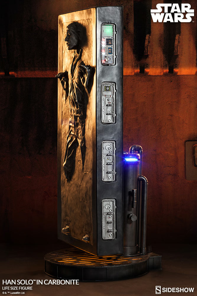 STAR WARS - LIFE SIZE 1/1 - HAN SOLO IN CARBONITE - TAILLE RÉELLE 231cm - SIDESHOW
