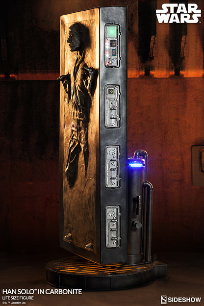 STAR WARS - LIFE SIZE 1/1 - HAN SOLO IN CARBONITE - TAILLE RÉELLE 231cm - SIDESHOW