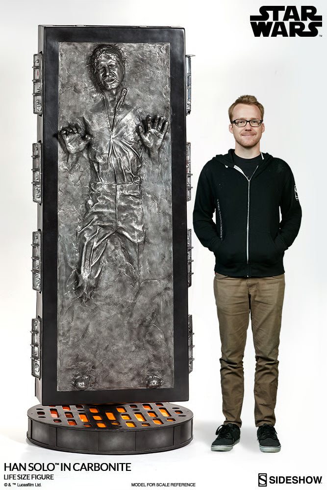 STAR WARS - LIFE SIZE 1/1 - HAN SOLO IN CARBONITE - TAILLE RÉELLE 231cm - SIDESHOW